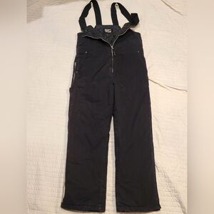UG by Work King Women’s Insulated Snow Bibs Black Size M 38x28 Winter Pants